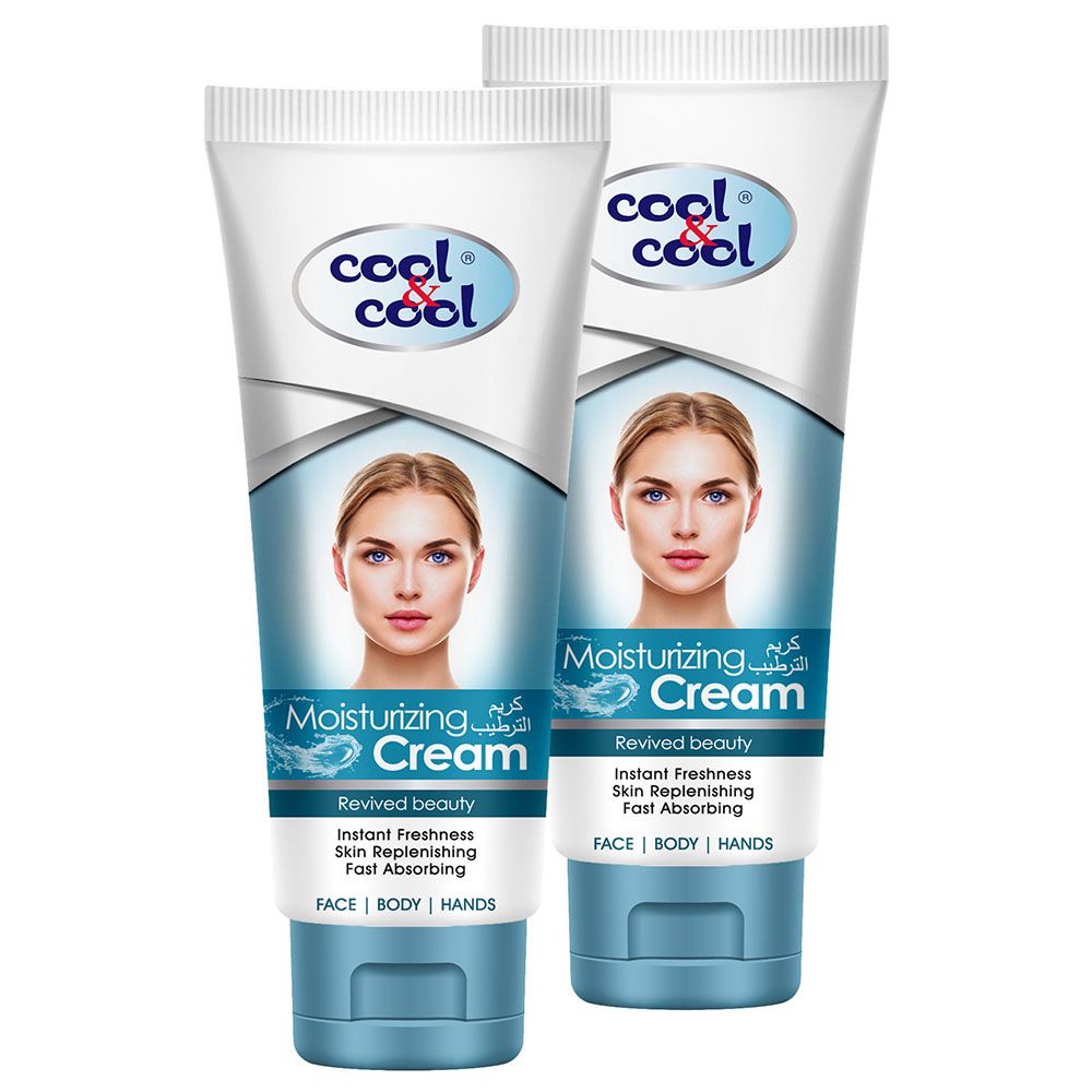 Cool & Cool - Moisturizing Cream 100ml Pack of 2 