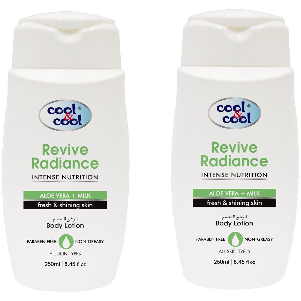 Cool & Cool - Body Lotion Revive Radiance 250ml Pack of 2