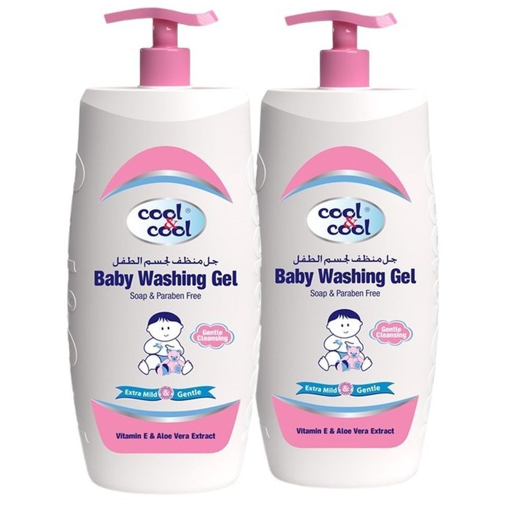 Cool & Cool - Baby Washing Gel - Pack Of 2 - 750Ml