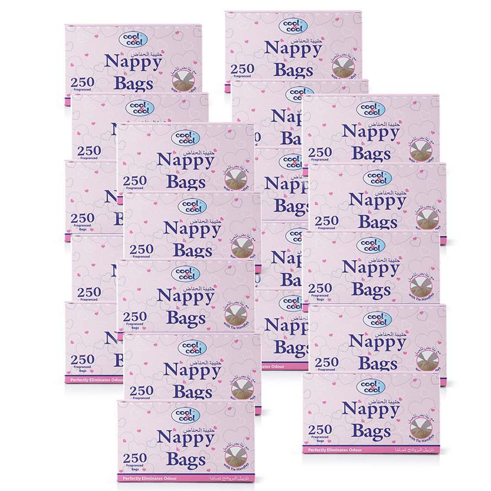 Cool & Cool Nappy Bags 250's (10 + 10 Free)