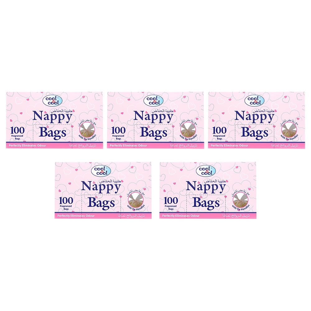 Cool & Cool - Nappy Bags - Pack of 5 - 500 pcs