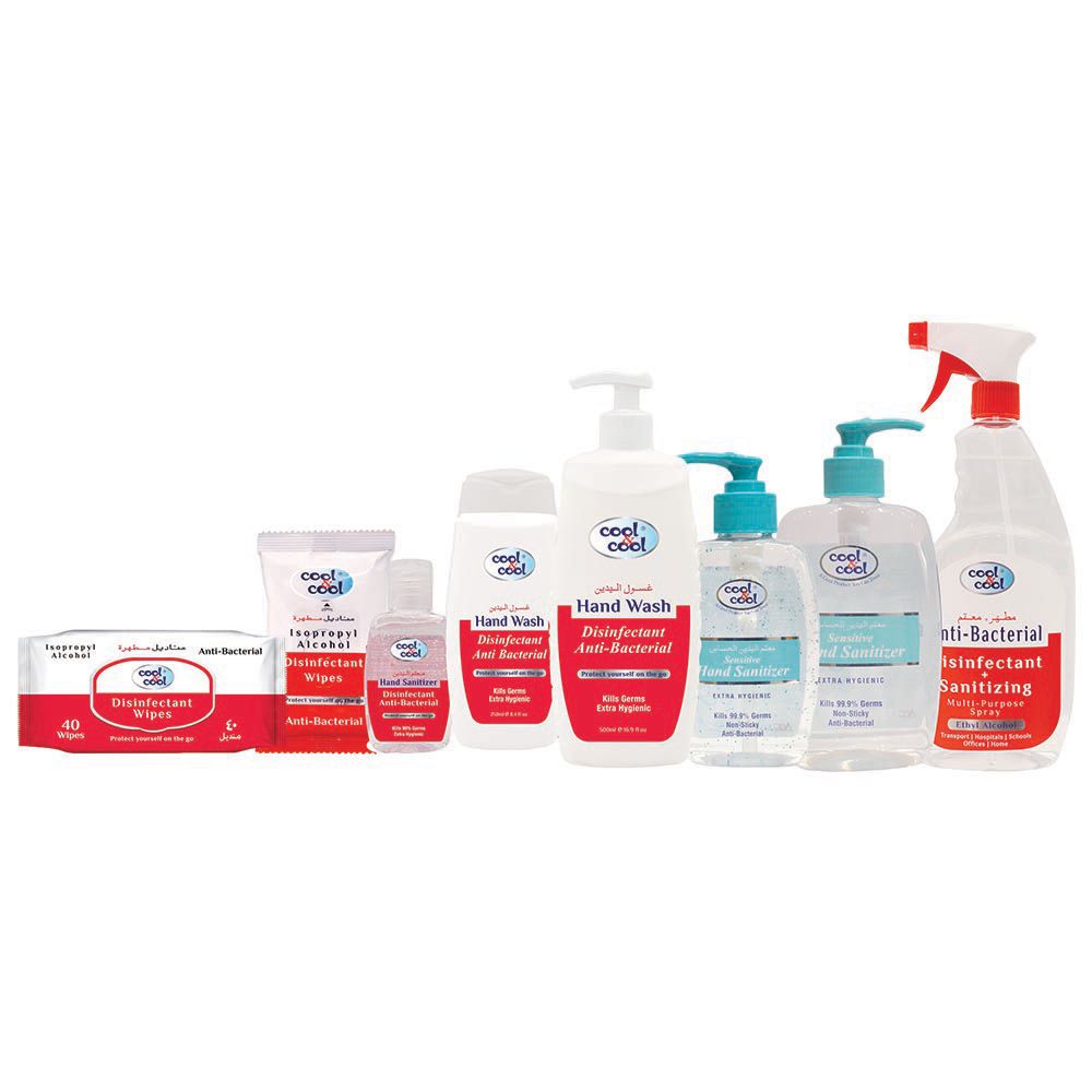 Cool & Cool Disinfectant & Anti-Bacterial Hygiene Pack of 8