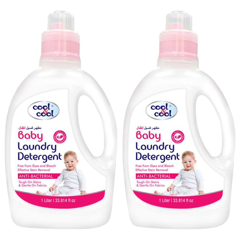 Cool & Cool - Baby Laundry Detergent 1L - Pack of 2