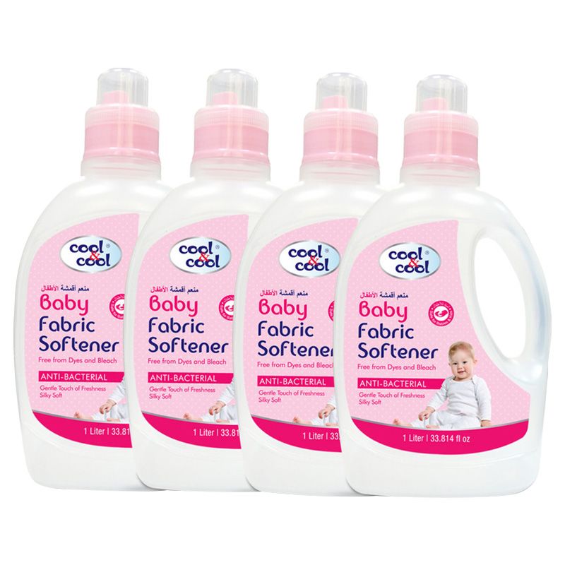 Cool & Cool - Baby Fabric Softener 1L Pack Of 4