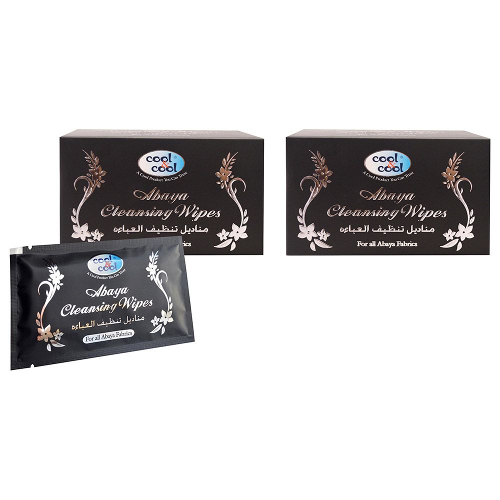 Cool & Cool Abaya Wipes 12pcs Twin Pack