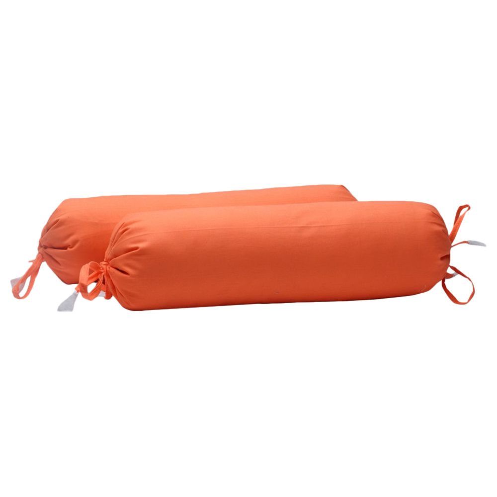 The Baby Atelier - Organic Bolster Cover Set - Orange