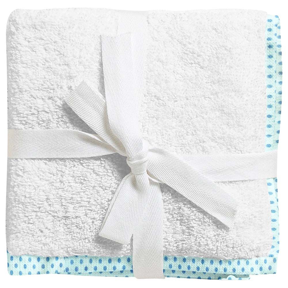 The Baby Atelier - Junior Towel Set - Blue On Blue