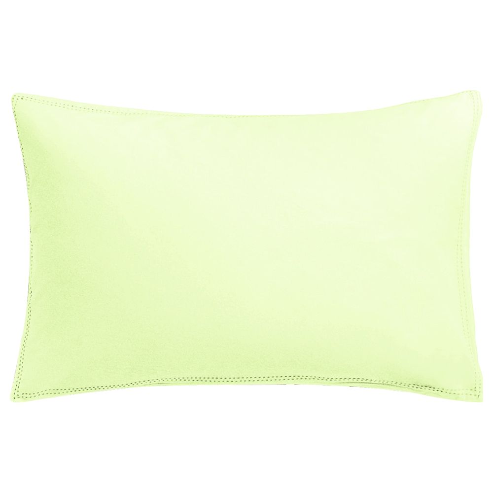 The Baby Atelier - Organic Baby Pillow Cover w/ Fillers - Lime Green