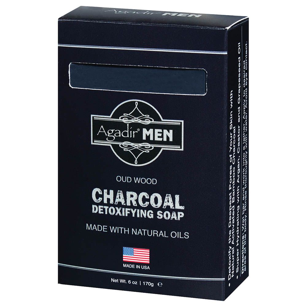 Agadir - Charcoal Exfoliating Bar Soap - 170G