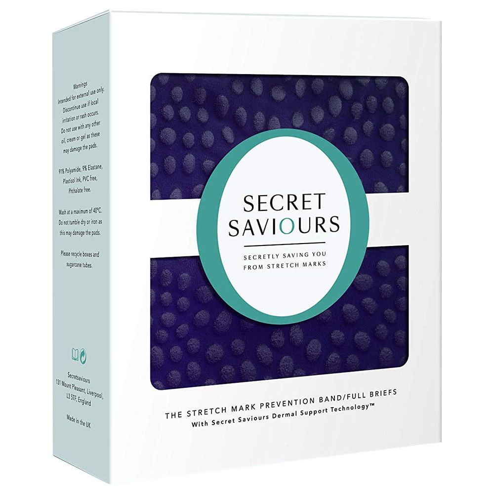 Secret Saviours - Stretch Mark Prevention Band - Single  - Small - Black