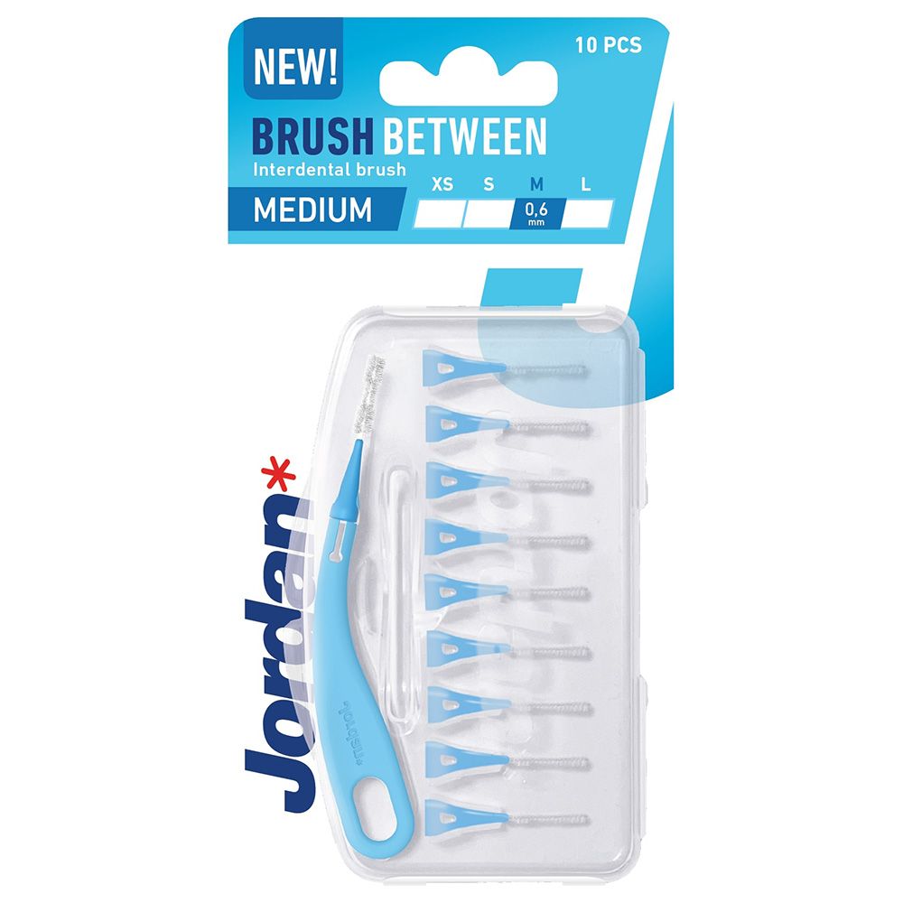 Jordan - Brush Between Interdental Brush M 0.6mm - Blue