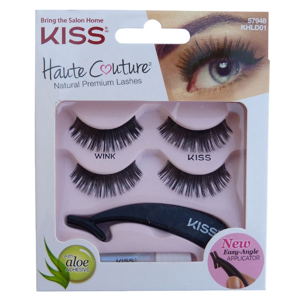 KISS Haute Couture Eyelashes Duo Pack With Applicator KHLD01