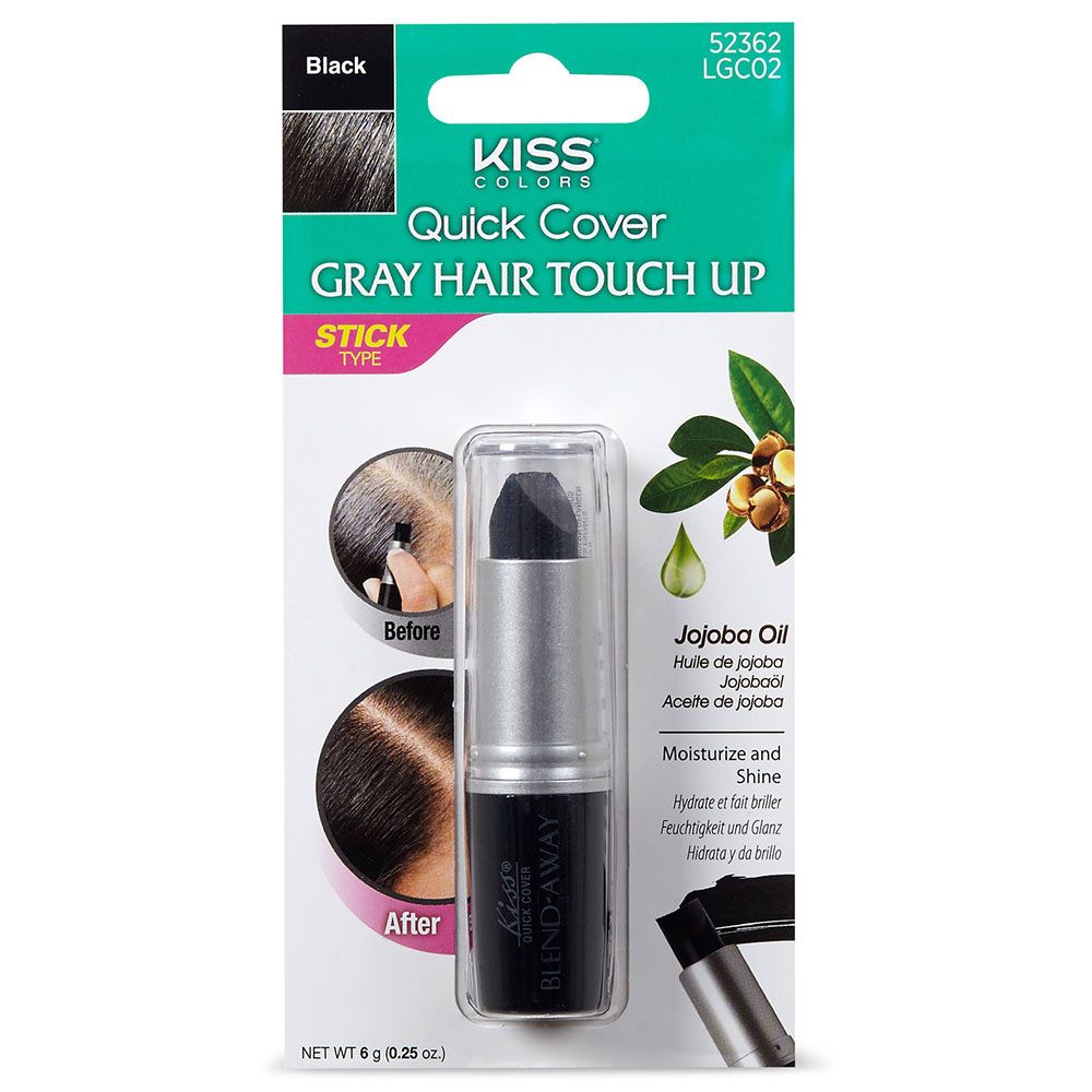 Kiss - Touch Up Hair Color Stick - Black