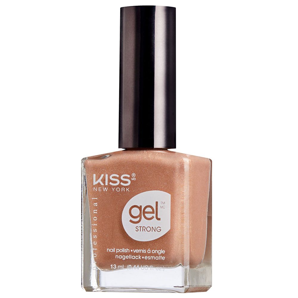 Kiss - Gel Strong Nail Polish Gold Mine - Light Chocolate