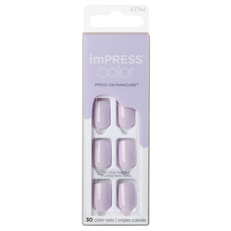 Kiss - Impress Nails Color - Picture Purplect