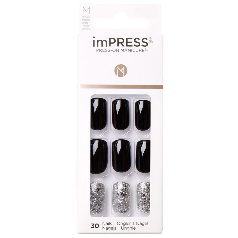 Kiss - Impress Nails Medium - Destiny - Black 