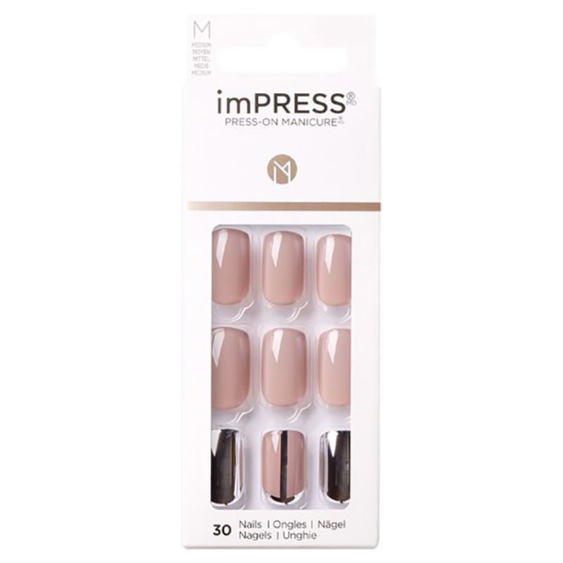 Kiss - Impress Medium Nails - Cloudly - Beige