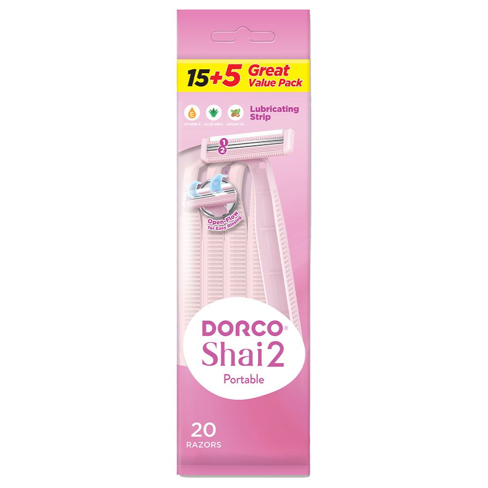 Dorco - Shai2 Women Disposable Razor 20pcs