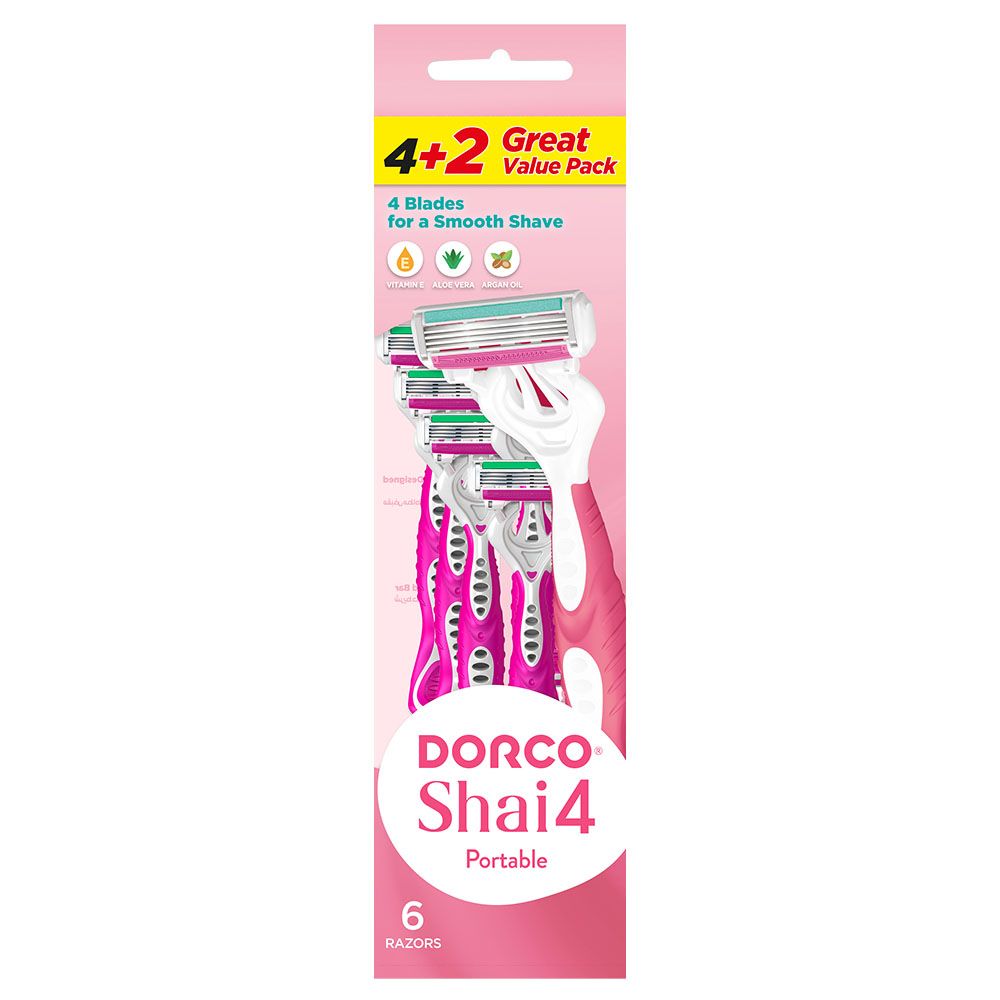 Dorco - Shai4 Women Disposable Razor 6pcs