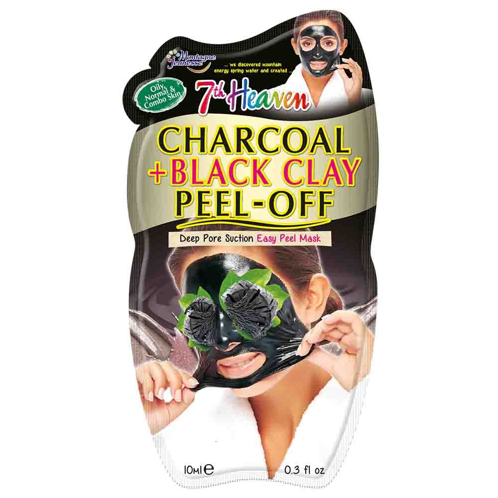 7th Heaven - Charcoal + Black Clay Peel-Off Face Mask