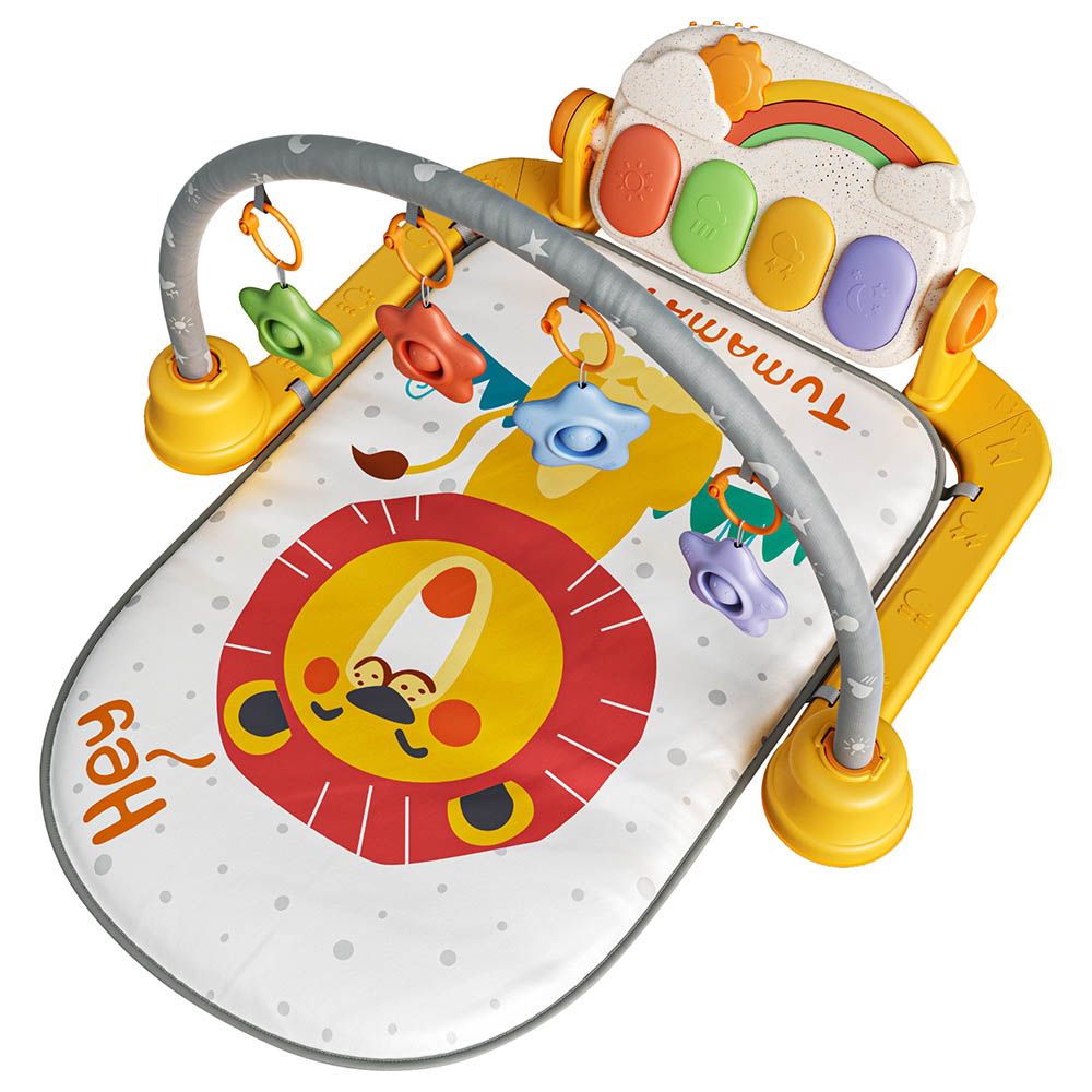 Tumama - Infant Musical Play Gym W/ Rattle - Lion