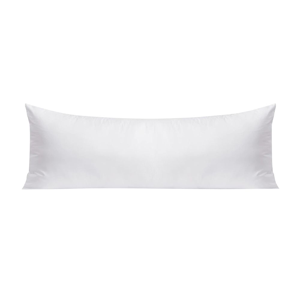 Cotton Home - Microfiber Pressed Ultra Soft Long Pillow - 45x145cm - White