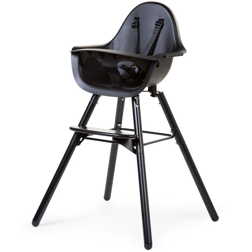 CHILDHOME Evolu 2 Chair with Bumper - Black