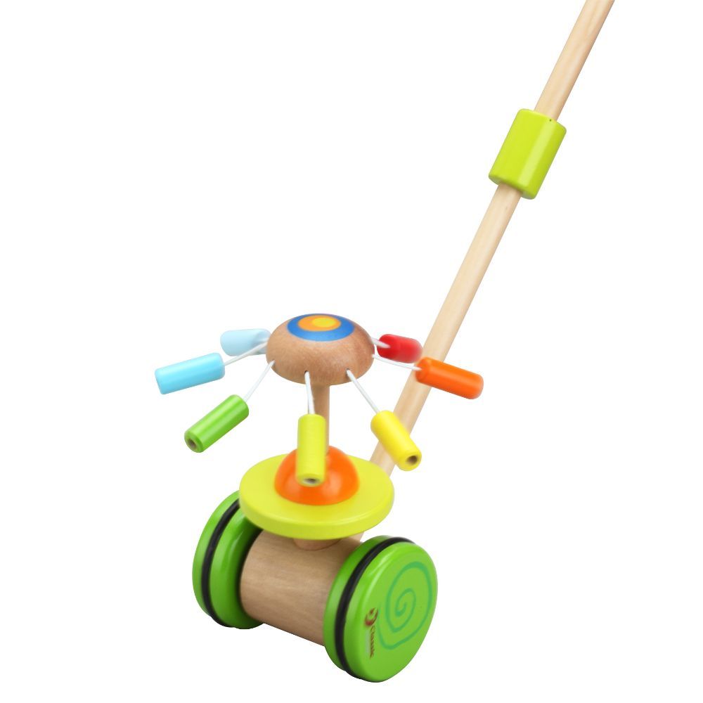 Classic World - Rainbow Push Along Toy