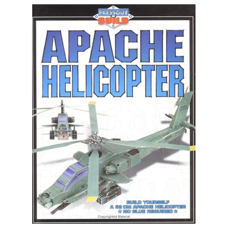  كتاب apache helicopter (press-out & build)