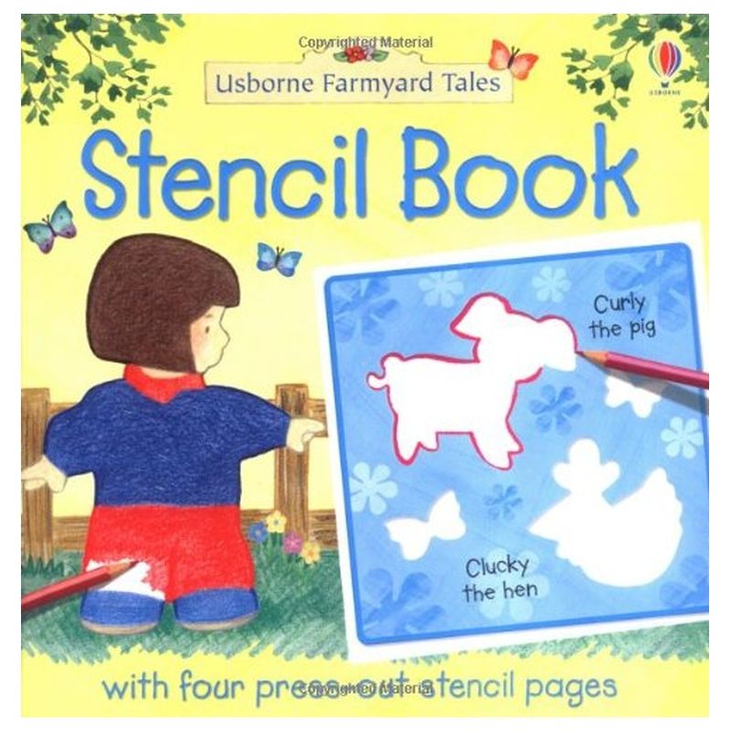 Farmyard Tales Stencil Book