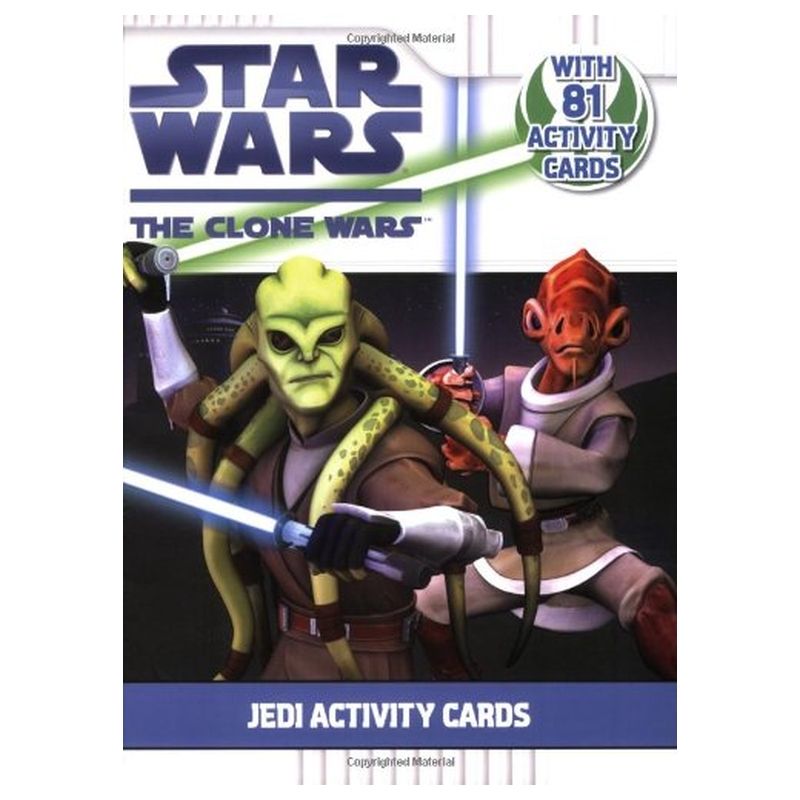  كتاب jedi activity cards (star wars: the clone wars)