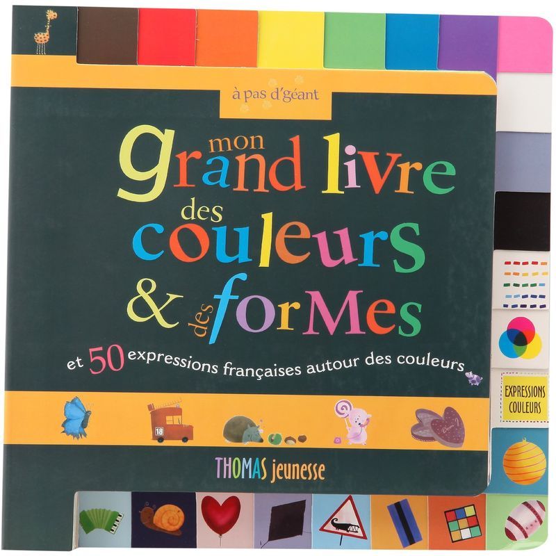 My Big Book Colors And Shapes - French Edition