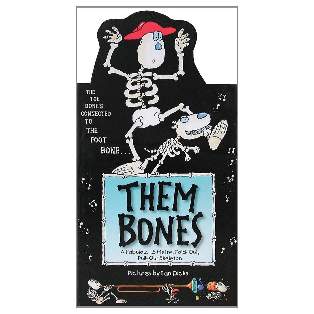  كتاب them bones: a fabulous 1.5 metre pull-out hang-up skeleton (3d wall posters)