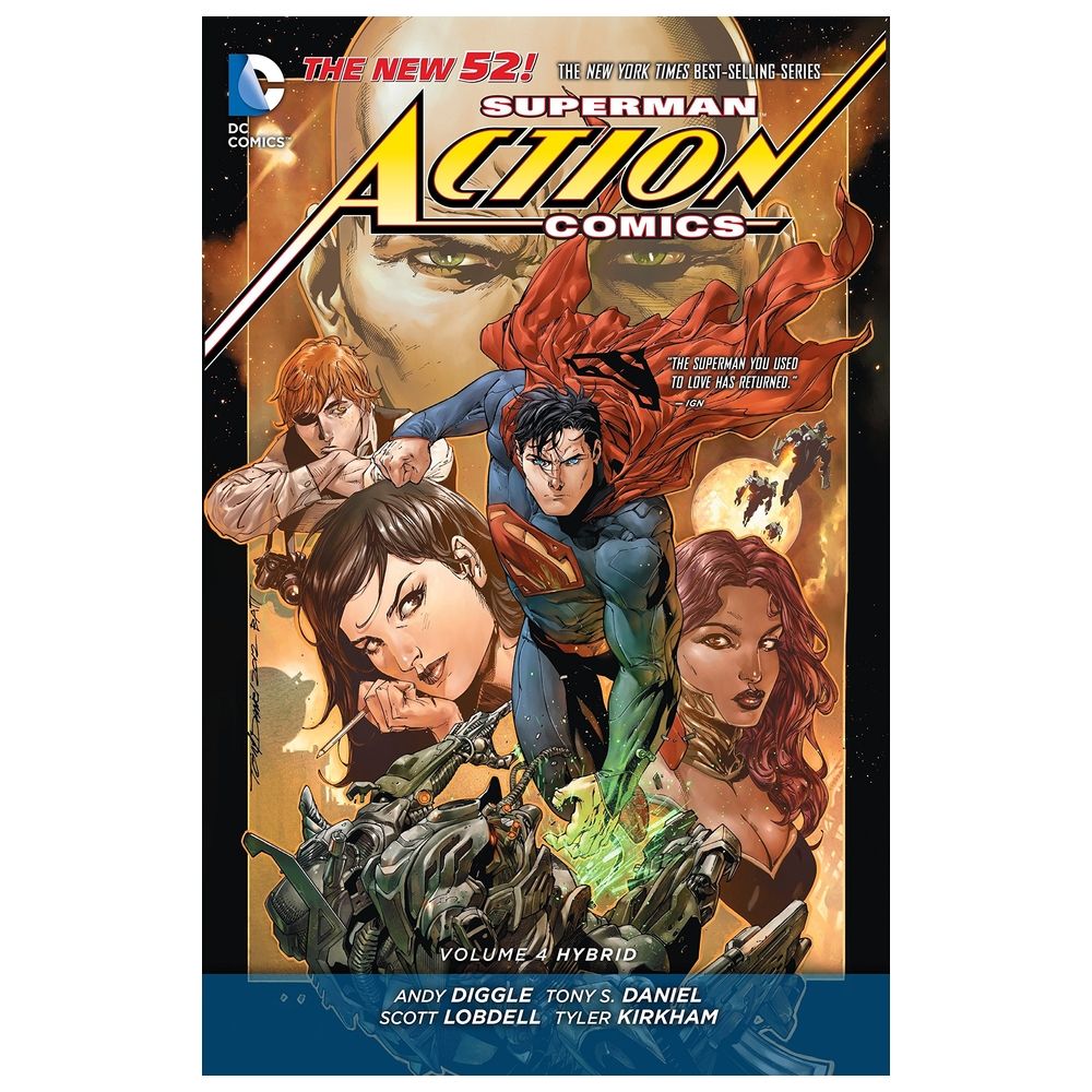  كتاب superman - action comics vol. 4: hybrid (the new 52)