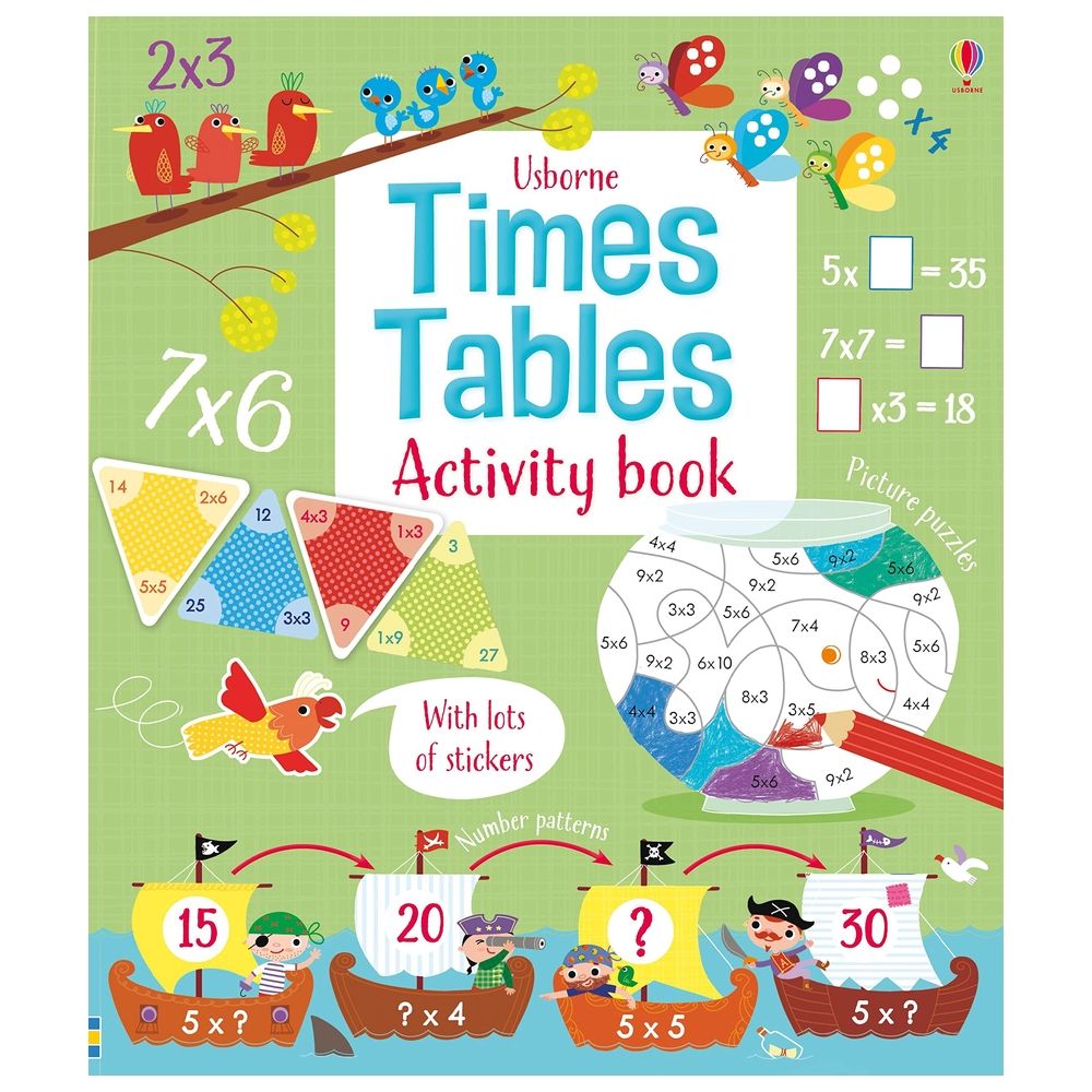 Usborne Books - Times Tables Activity Book (Maths Activity Books)