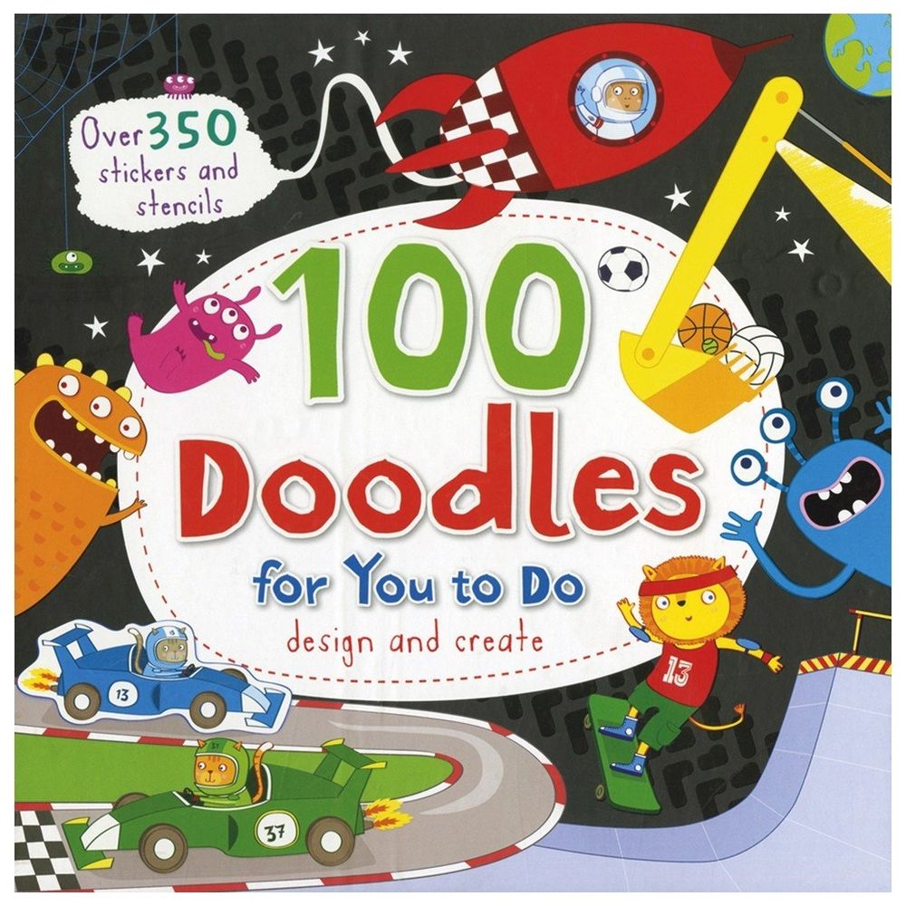  كتاب 100 doodles for you to do: design and create