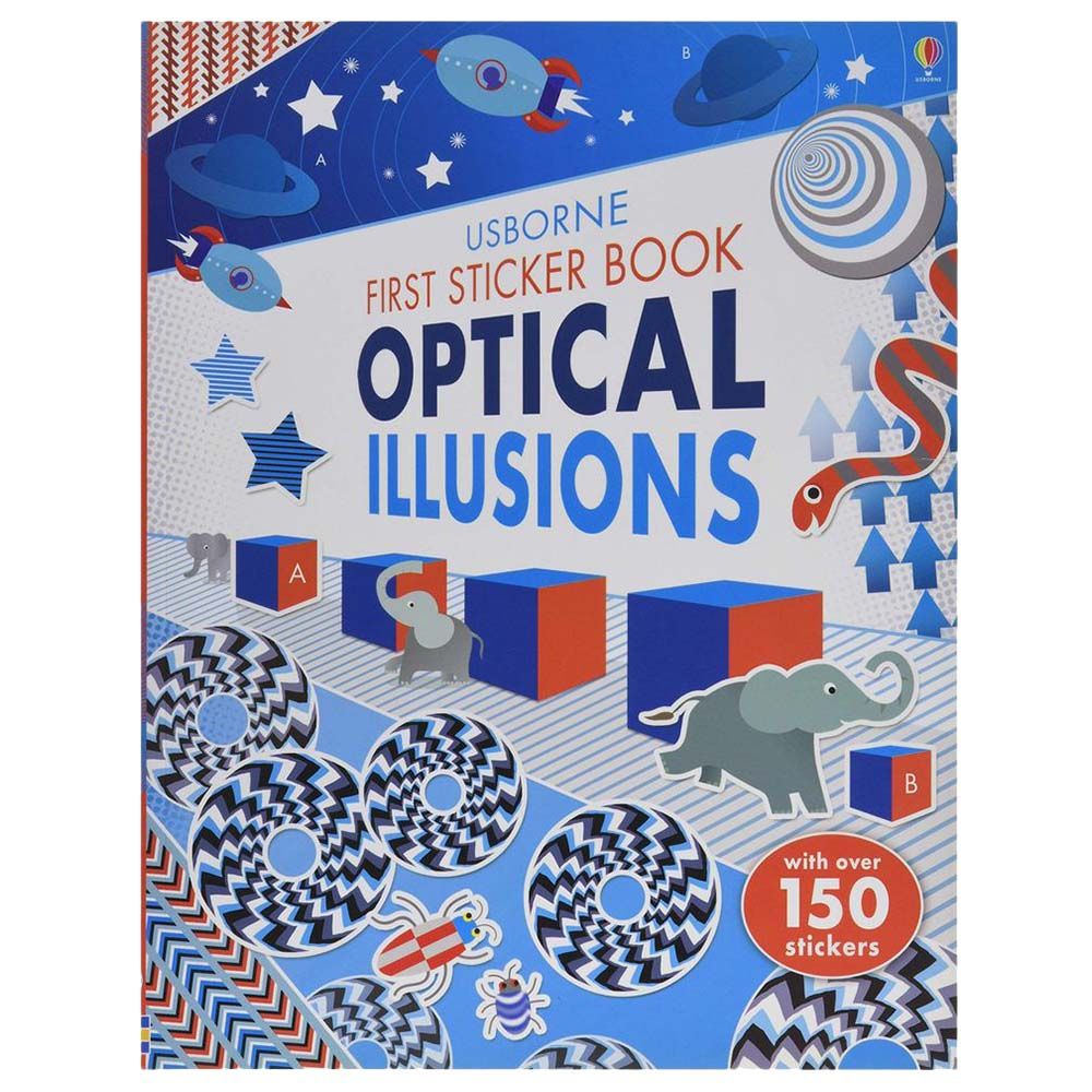 Usborne Books - First Sticker Book Optical Illusions