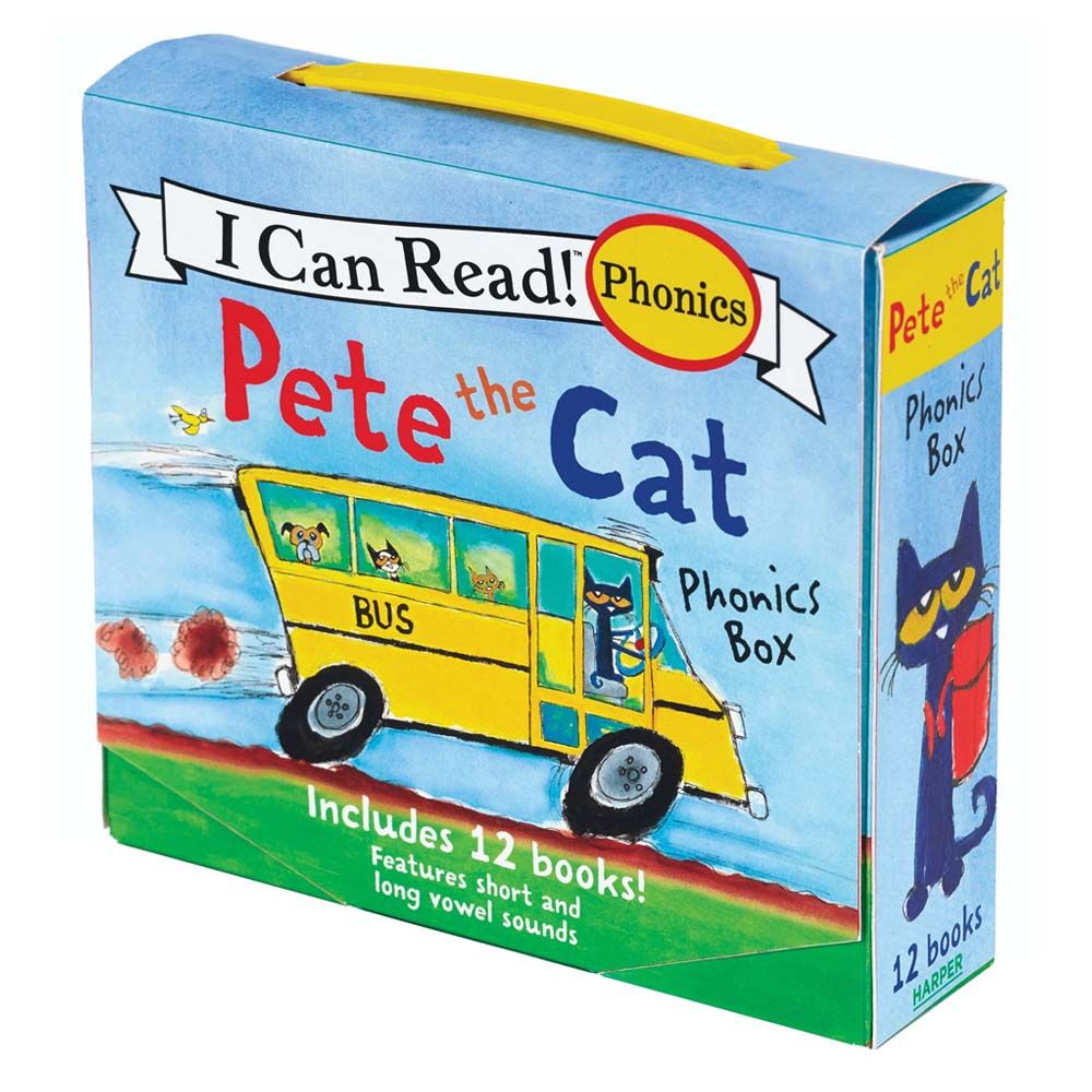 Pete the Cat Phonics Box Set of 12 Books