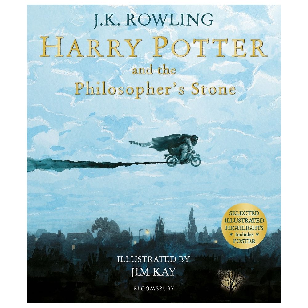  كتاب harry potter and the philosopher's stone: illustrated edition