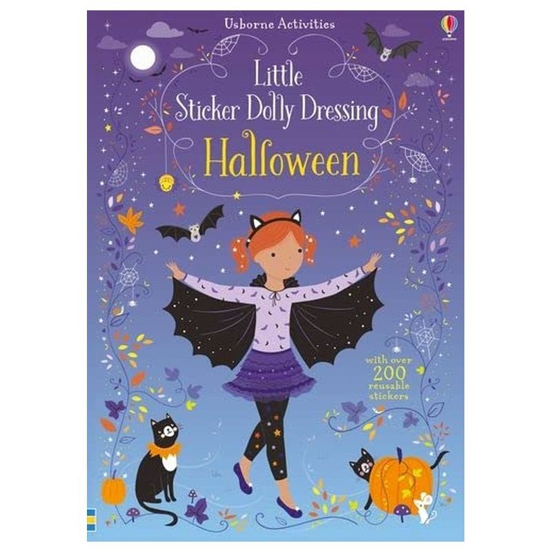  كتاب little sticker dolly dressing halloween