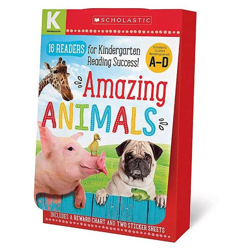 Amazing Animals Kindergarten A-D Reader Box Set