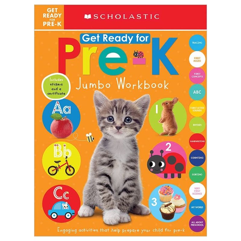 Jumbo Workbook: Get Ready For Pre-K (Scholastic Early Learners)