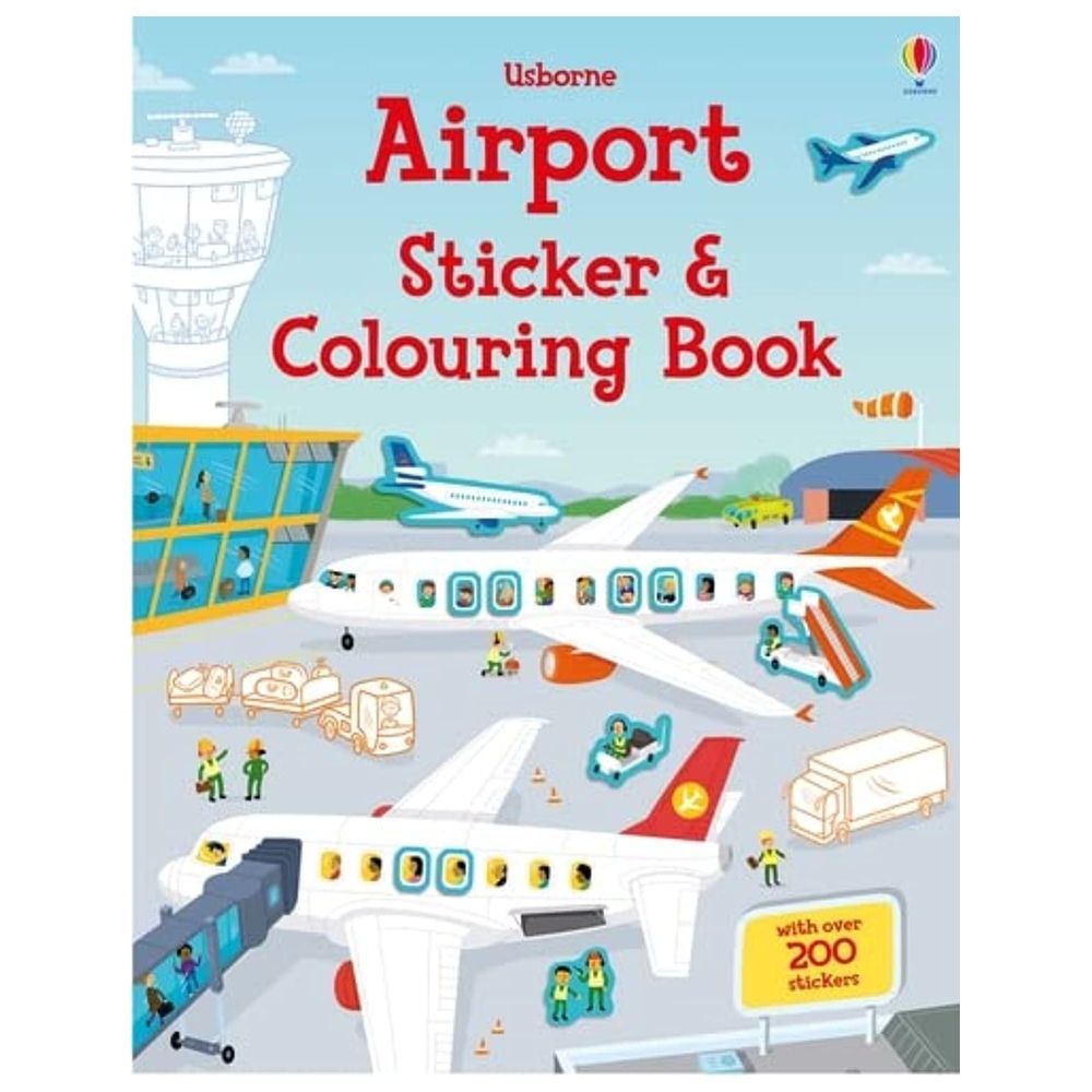 Airport Sticker & Colouring Book