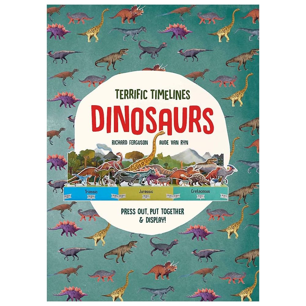  كتاب terrific timelines: dinosaurs