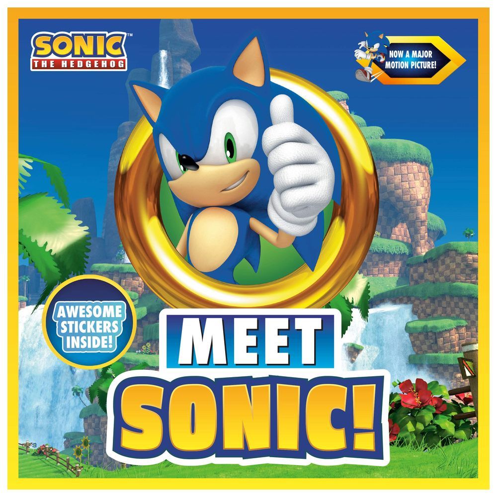  كتاب meet sonic!: a sonic the hedgehog storybook