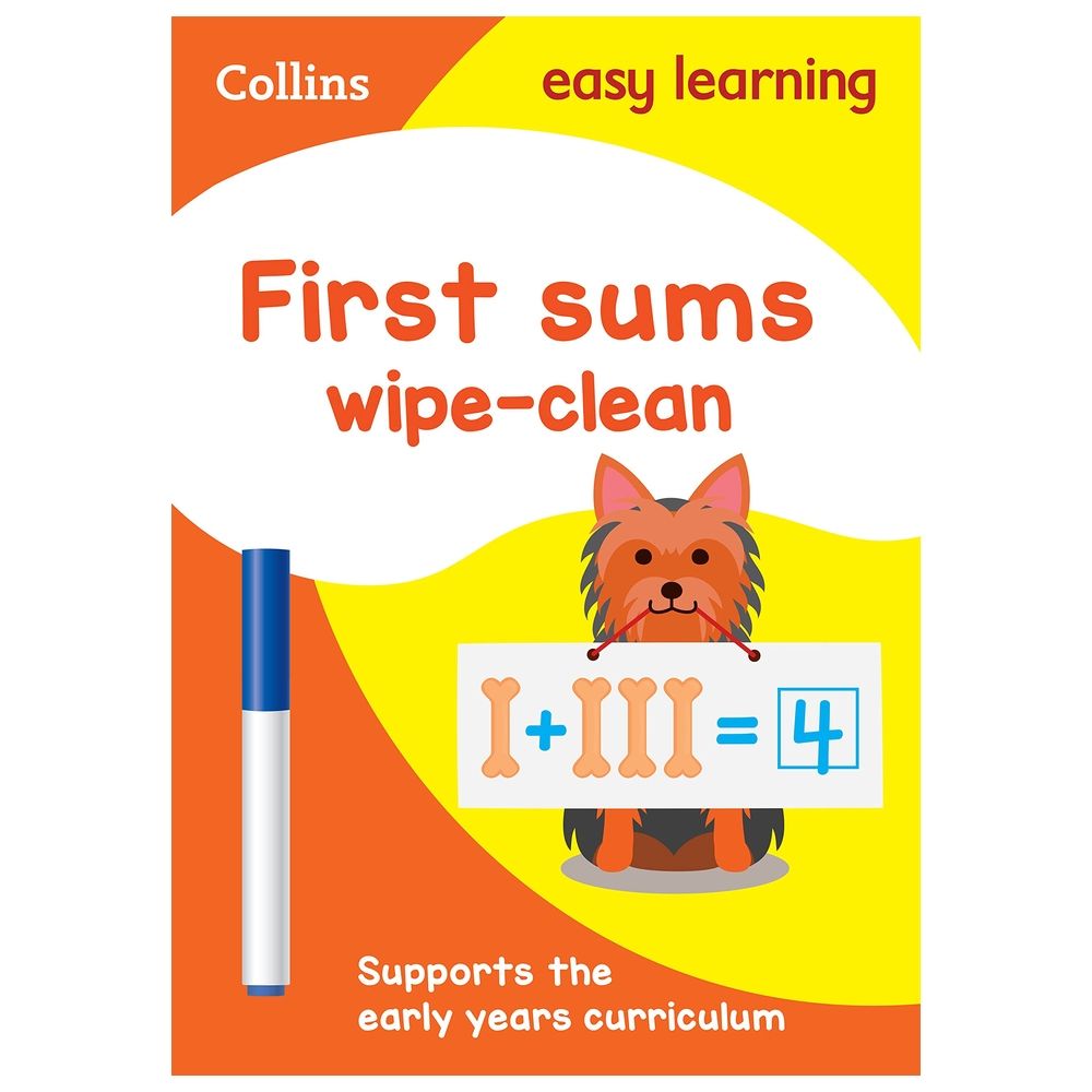 First Sums Wipe Clean Activity Book