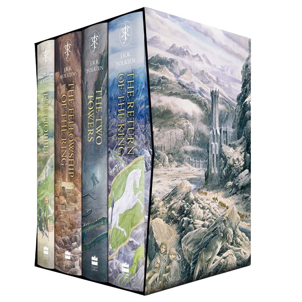 Hobbit & The Lord of the Rings: Illustrated Edition - Pack of 4