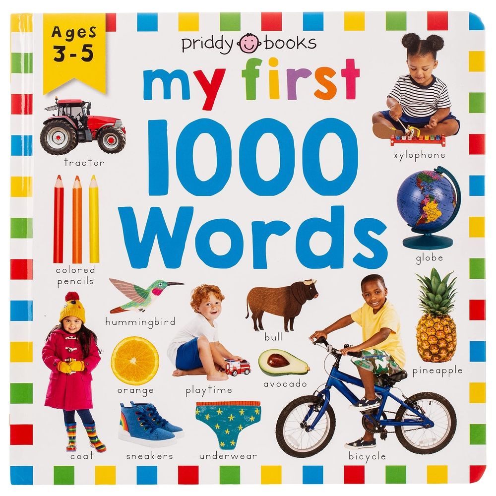 Priddy Learning: My First 1000 Words: A Photographic Catalog Of Baby's First Words