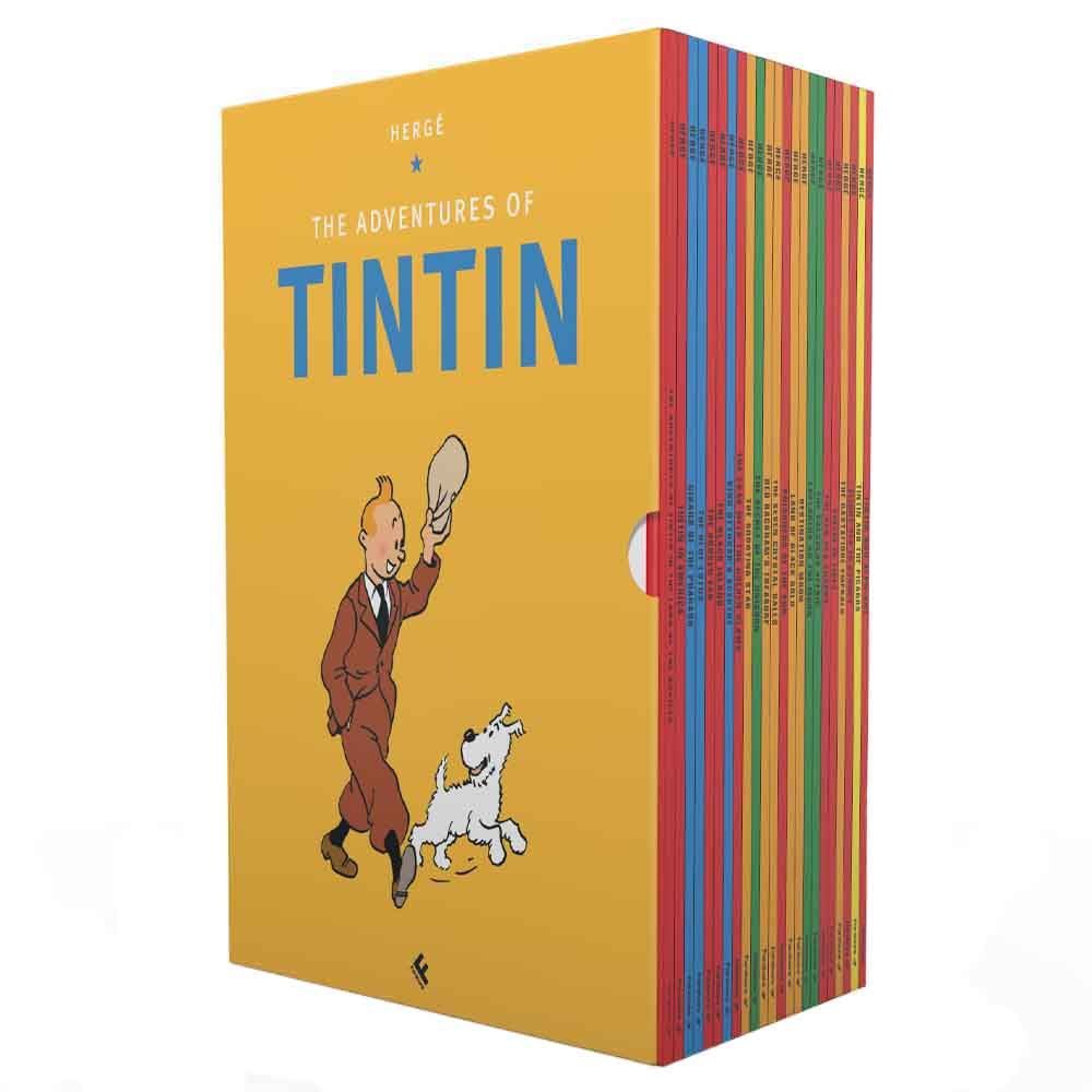 Tintin Paperback Boxed Set: 23 Books