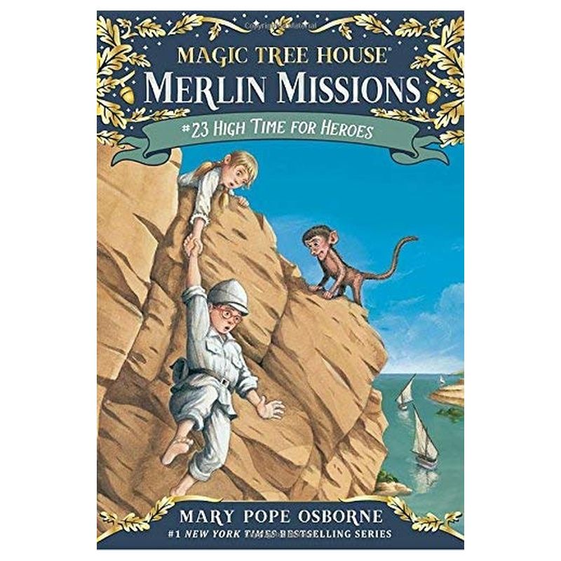  كتاب magic tree house #51 high time for heroes